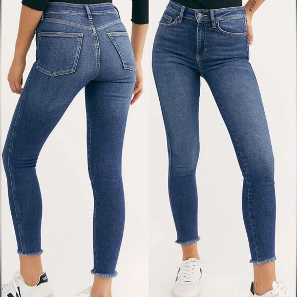Free People Raw High-Rise Jegging Size 24 - Picture 1 of 10